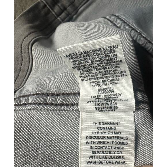 Free People Modern Femme Grey Denim Mini Skirt, EUC, Size12 MSRP $89 - Picture 15 of 16